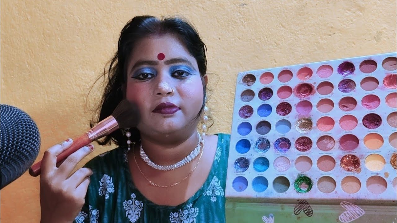 ASMR Face Makeup 💄 (Indian wedding makeup)