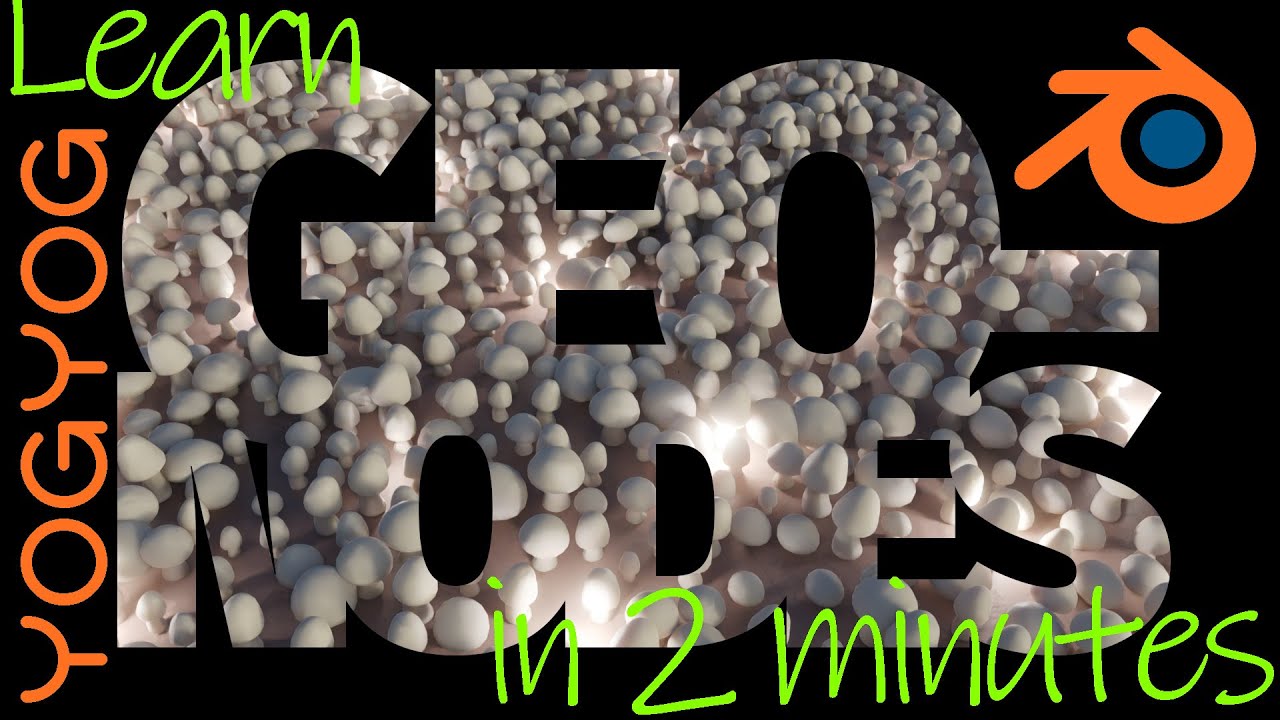 Blender Tutorial - Learn Geometry Nodes in 2 Minutes #b3d
