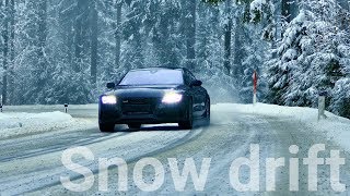 Audi A7 Straight Pipe Sound | Diesel | Snowdrift | 4K