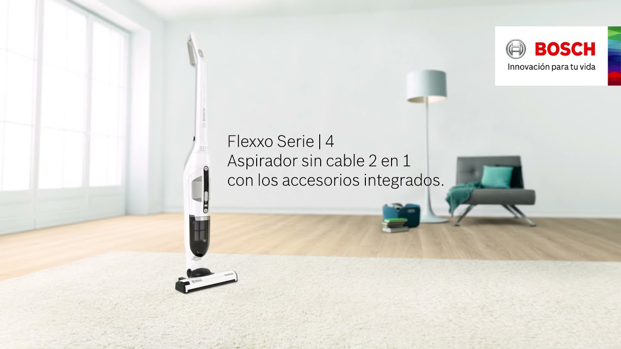 Así es el aspirador sin cables Flexxo Serie | 4: ¡con todos los accesorios incorporados!
