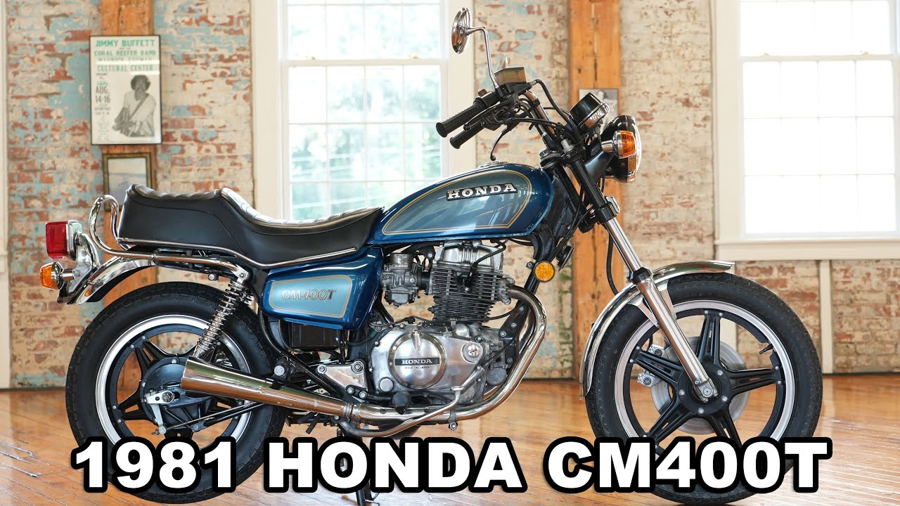 HONDA CM400T 1981 ВЫГЛЯДИТ КАК НОВАЯ! ПРОБЕГ ВСЕГО 4,8 ТЫСЯЧ МИЛЬ