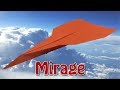 Бумажный самолёт Mirage Paper airplane Mirage