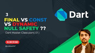 3 - final vs const vs dynamic + Null Safety in Dart — Explained Simply!