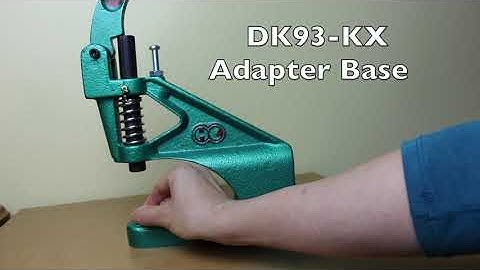 Adapters Needed for KX Dies to Fit KAM Table Presses
