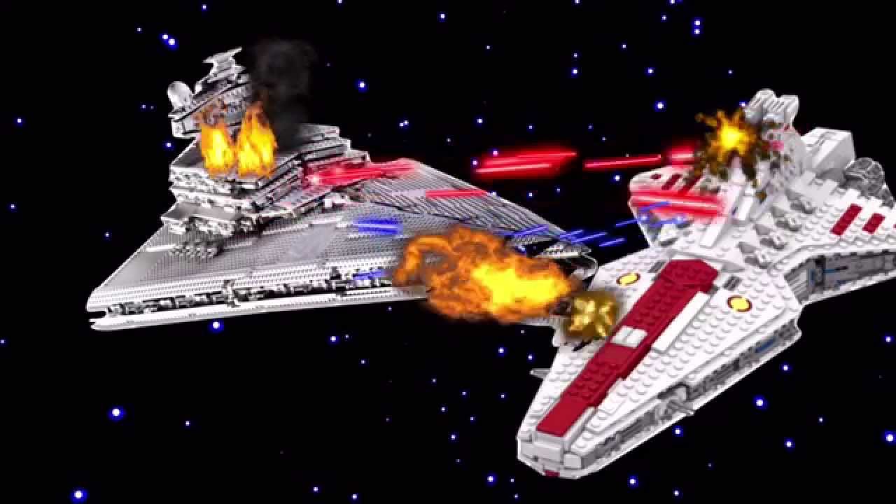 Lego Star Wars Ship Fight Test - YouTube