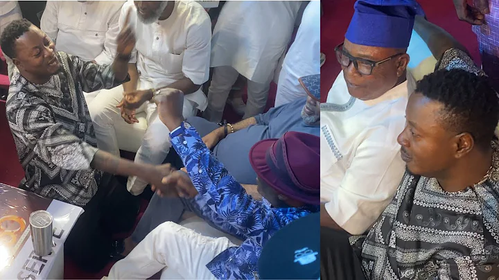 TAIYE CURRENCY GAVE KOLLINGTON AYINLA AND K1 DE ULTIMATE SPECIAL GREETINGS AT MALAIKA 50TH BIRTHDAY