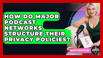How Do Major Podcast Networks Structure Their Privacy Policies? - Modern Podcaster Hub