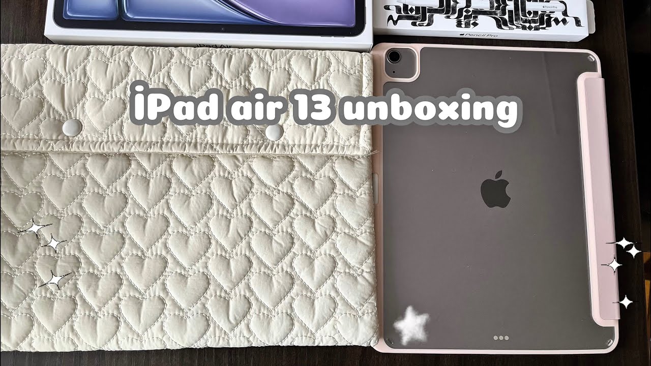 İPad air 13-inch(m3) 1TB açılımı | Apple Pencil pro ve aksesuarlar