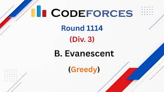 B. Evanescent | Codeforces Round 1114 (Div. 3)