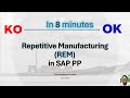 SAP PP REM Process & Configuration in 8 minutes | Beginner-Friendly Tutorial