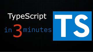 TypeScript in 3 minutes. What is TypeScript, configuration, launch, basic types, classes, interfaces