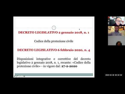 20200428 webinar corso LineaPA protezione civile con dr Massavelli