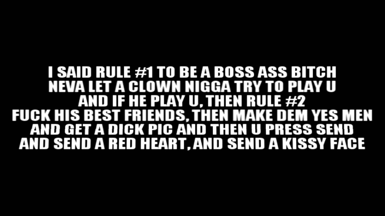 Rule number 1 nicki