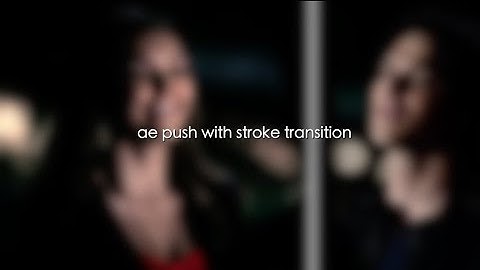 ae split screen slide push transition with stroke | side push after effects tutorial