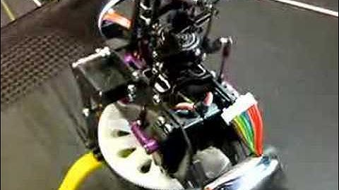 Trex 500 Ultra High speed and torque cyclic servos.