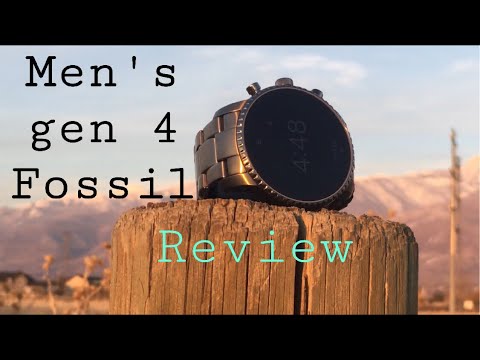 Men's Gen 4 Explorist FOSSIL smartwatch REVIEW