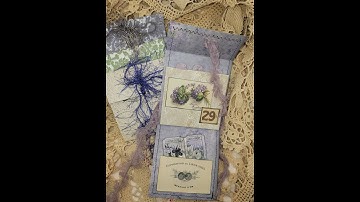 Mini Tri-fold Accordion Ephemera Holder #roxysweeklychallenge - Wk. 30