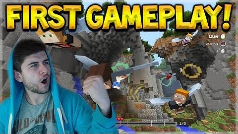 GLIDE MINI-GAME EARLY PREVIEW!! Minecraft Console Edition Glide Mini-Game GAMEPLAY (Console Edition)