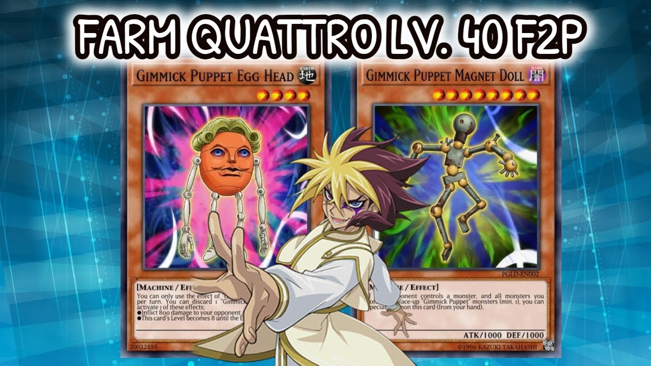 How to Farm Quattro | Deck F2P | Yu-Gi-Oh! Duel Links 