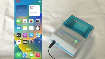 LENVII LV-278B 58MM Bluetooth Thermal Label Printer Compatible with Android/iOS System