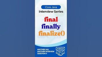 Final vs Finally vs Finalize in 60 Seconds! #shorts