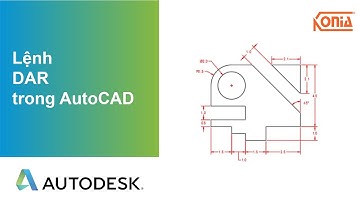 #17 -  Lệnh DAR trong AutoCAD