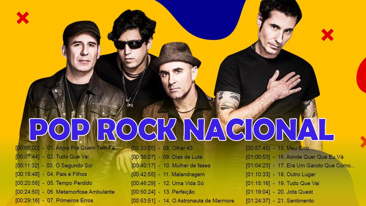 Pop Rock Nacional || O Melhor do Pop Rock Nacional || Musicas Pop Rock ...