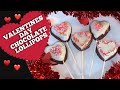 HOW TO MAKE VALENTINES DAY CHOCOLATE ALMOND LOLLIPOPS