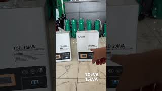 Stabilizator SAAB TSD 15kVA vs TSD20kVA #stabilizator #tok #220V #напряжение #ток #стабилизация #on