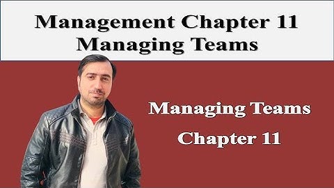 Management Chapter 11 Managing Team Work