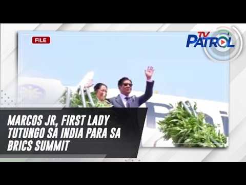 Marcos Jr, First Lady tutungo sa India para sa BRICS Summit | TV Patrol