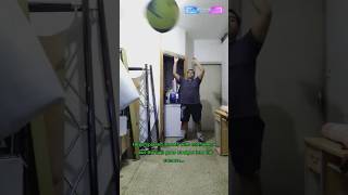 Michael Jordan Style Shot… But It Hits the Camera! 😂🏀#funny #funnyfails #viralvideo