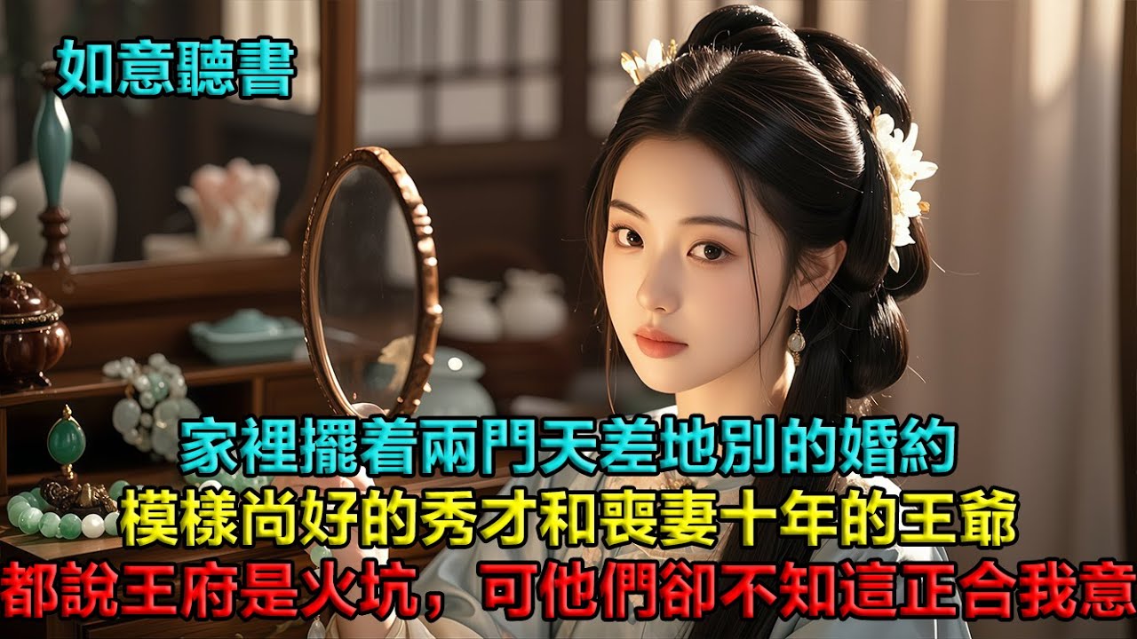 家裡有兩門婚約，模樣尚好的秀才和喪妻十年的王爺。婚事從來是父母之命，媒妁之言。可我竟被指婚給了那位喪妻十年的王爺。只因嫡姐說：「我願意嫁給那個窮秀才」也好，那李家表妹纏人、婆母刻薄。這苦，該換她嘗嘗了