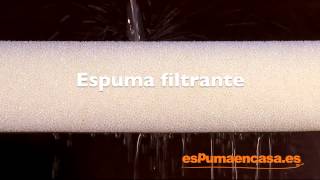 Espuma filtrante perfecta para exteriores