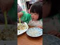 【1歳2ヶ月】スプーン食べ練習spoon eating practice#shorts