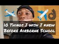 10 Things I wish I knew before coming to Airborne School