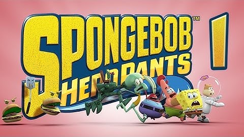 SpongeBob HeroPants Walkthrough Part 1 (XBOX 360, VITA)  ~ Level 1