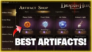 MUST KNOW! The Best Artifacts In Dragonheir: Silent Gods Ft. @OddOneGamingGacha