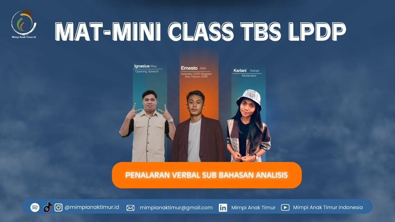 Mini Class TBS 2 : Penalaran Verbal Sub Bahasan Analisis - YouTube
