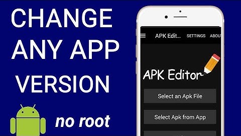 How to change App version using with Apk Editor Pro App | Telugu TechNow