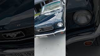 1965 Mustang Hardtop restoration beautifully done in Nightmist Blue with champagne interior