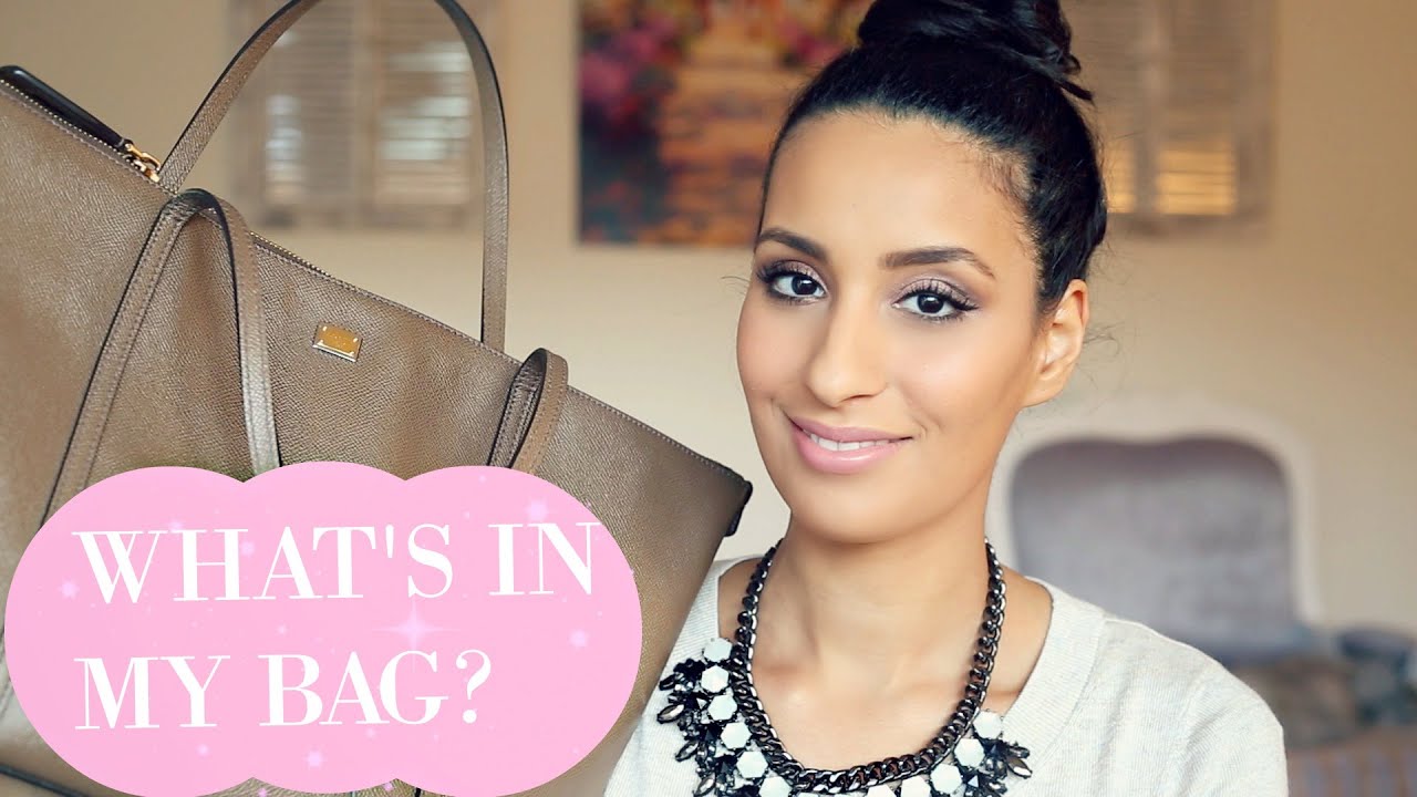 WHAT'S in my BAG? | Dounia Slimani - YouTube