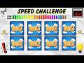 Slow to Fast Say The Word On Beat Speed Challenge 83 | SPEED EDITION | Easy Medium Hard | Fast