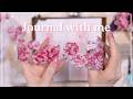 [ASMR] 芍薬コラージュ Peony collage🩷❤️ | journalart | journal with me