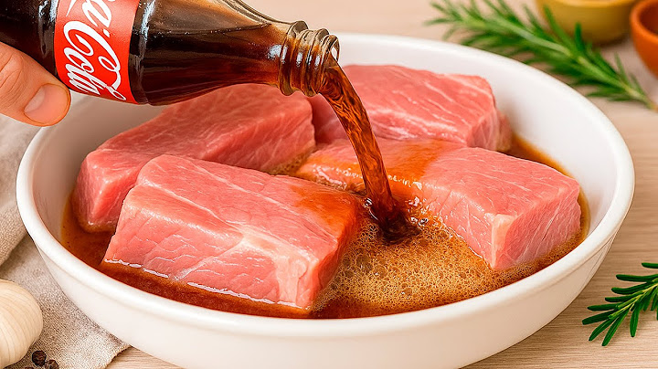 ¡Costillas de cerdo ala Cocacola! Esto quedó demaciado delicioso!