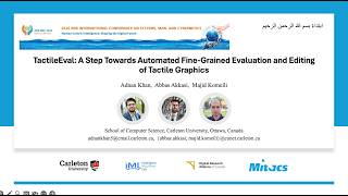 TactileEval: Automated Fine-Grained Evaluation & Editing of Tactile Graphics | IEEE SMC 2026