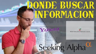 ?Donde BUSCAR INFORMACION de empresas en la bolsa? / como ENCONTRAR EMPRESAS para invertir (parte1)