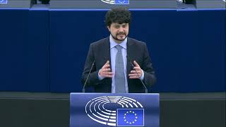 Intervento in Plenaria di Brandi Benifei, capodelegazione eurodeputati Pd, sul regolamento sullìintelligenza artificiale.