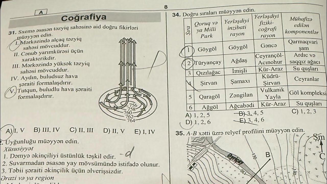 25 may 2025-ci il coğrafiya qəbul suallarının izahı (1-ci cəhd)