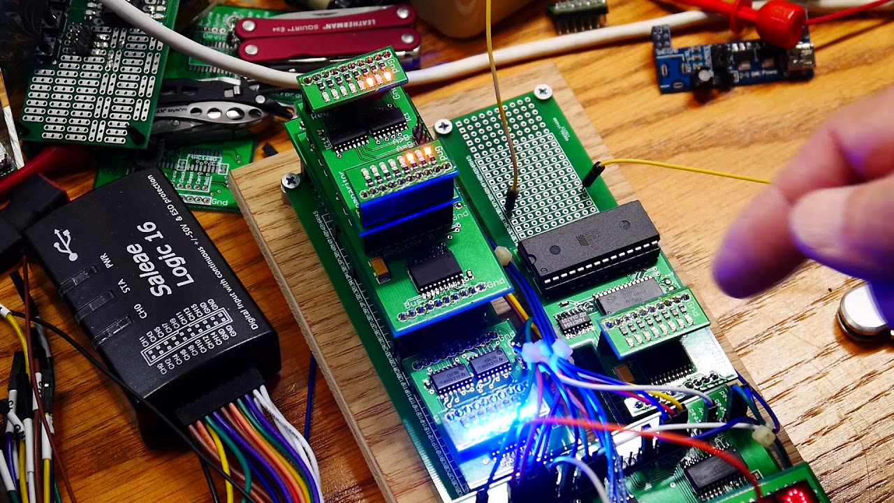 reprogramming cpu microcode with an arduino - youtube... #123 TTL CPU microcode running - YouTube